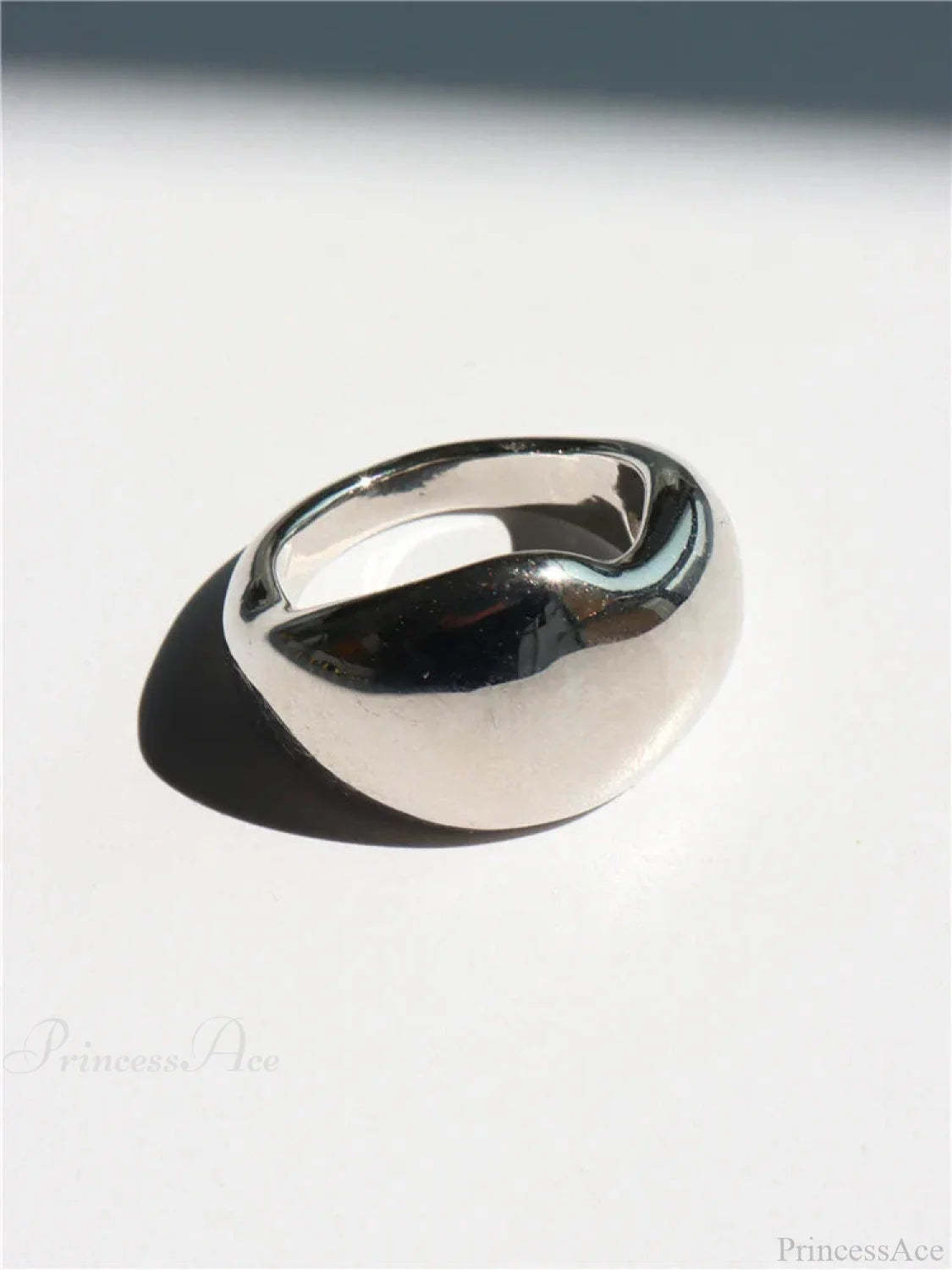 Geometric Gothic Titanium Strong Ring