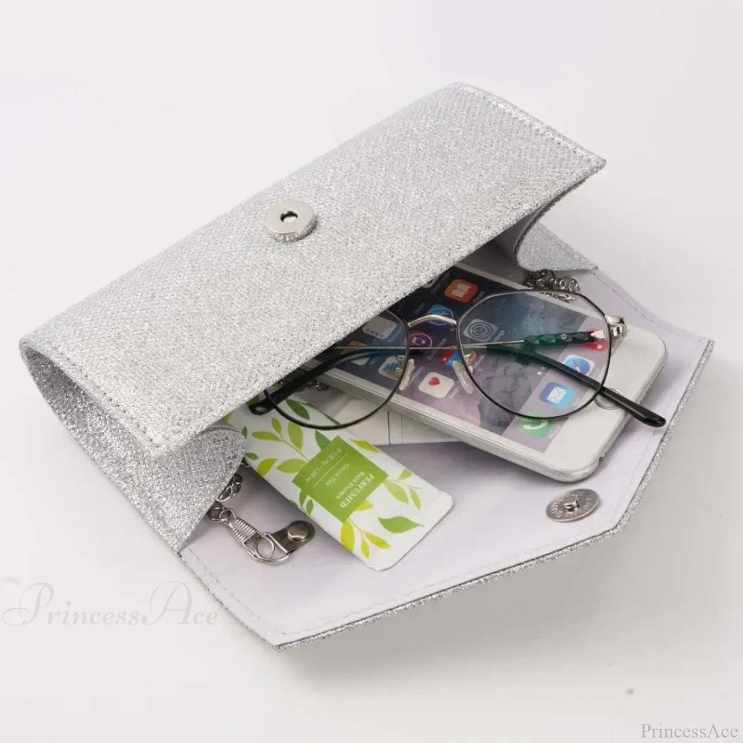 Glitter Envelope Evening Clutch Women’s Day Wedding Party Crossbody Bag clutchbag-250126