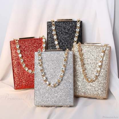 Glitter Evening Clutch Wallet Wristlet wristlet-250126