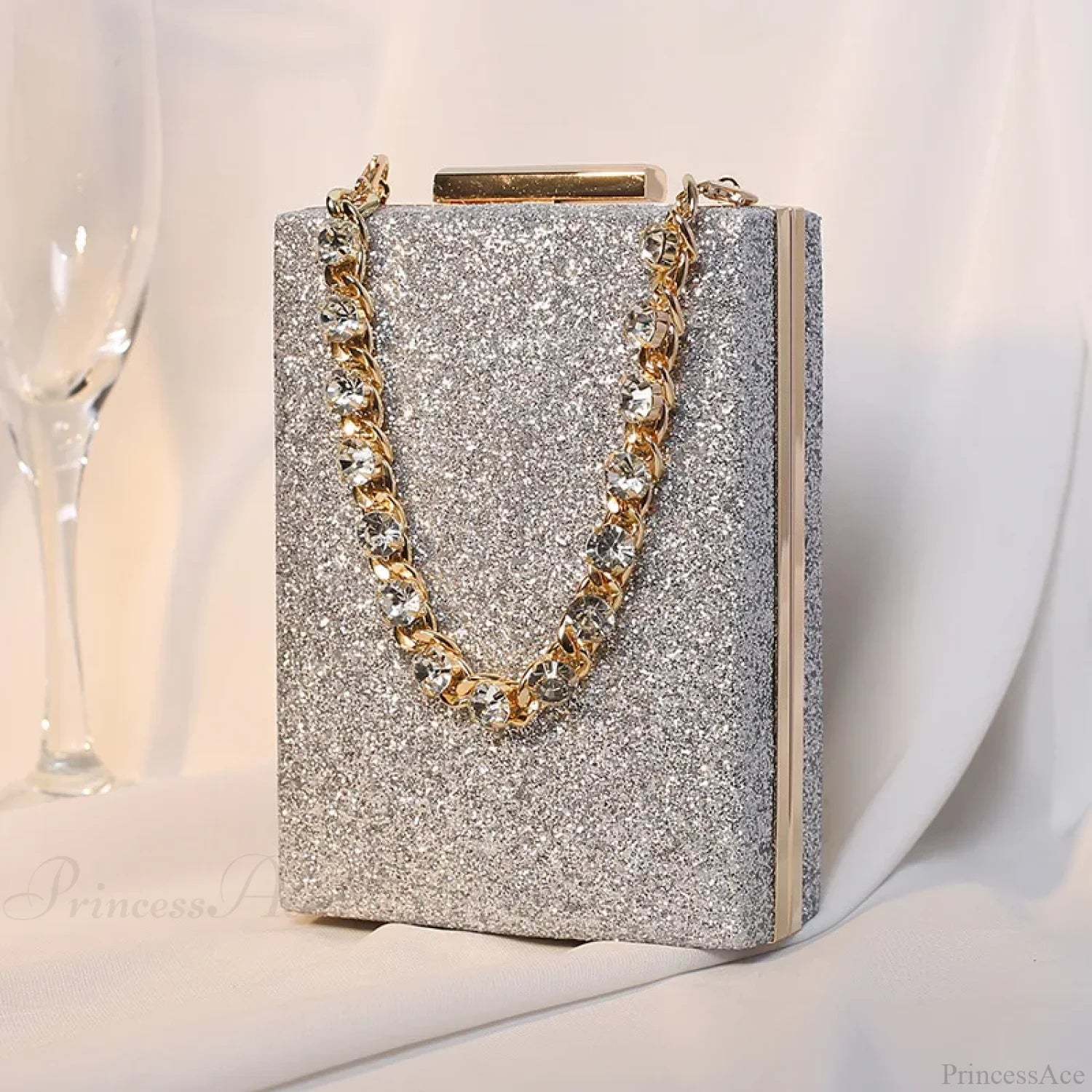 Glitter Evening Clutch Wallet Wristlet wristlet-250126