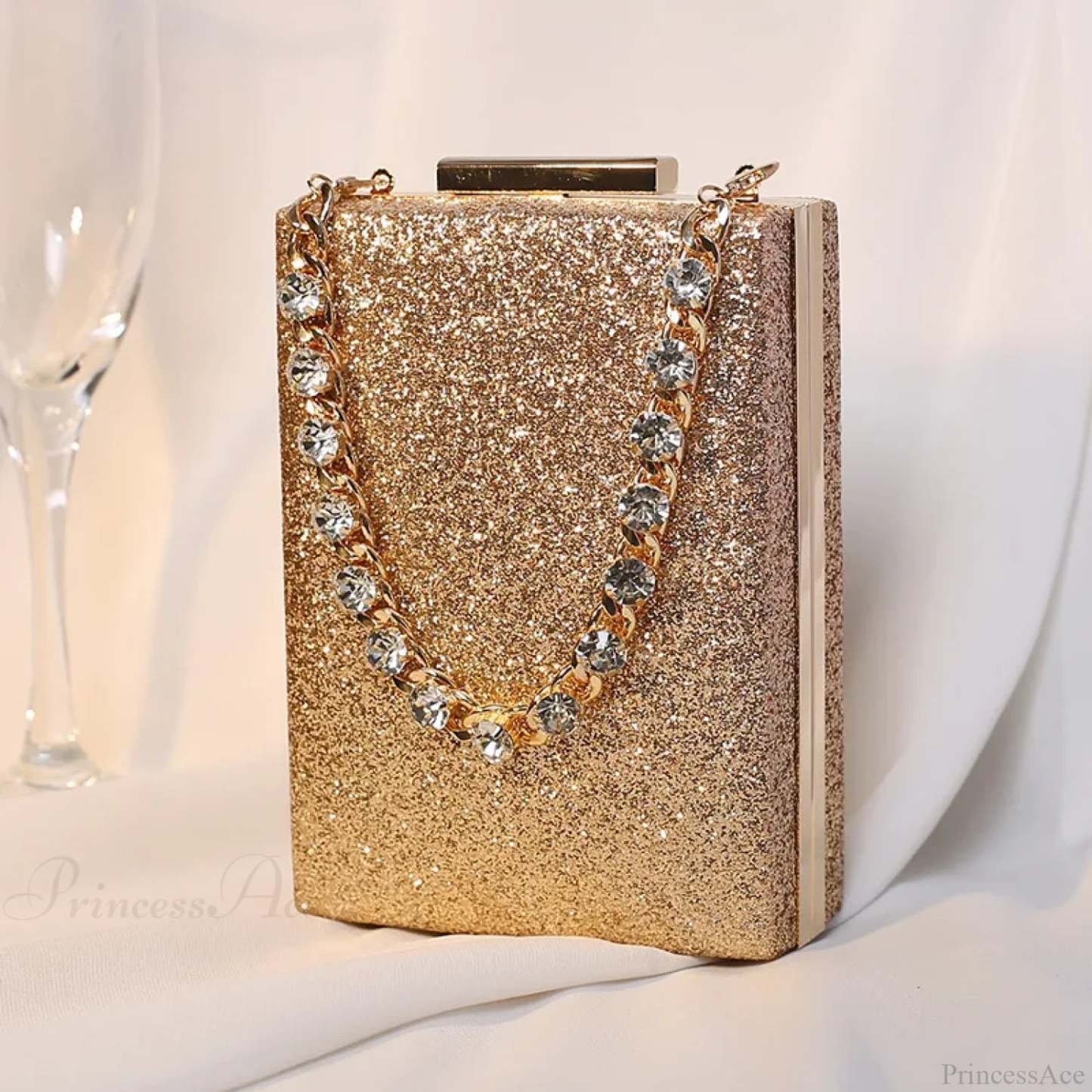 Glitter Evening Clutch Wallet Wristlet wristlet-250126