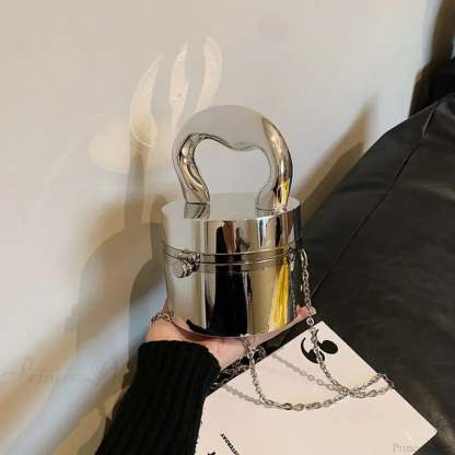 Gold Box Shiny Clutch Evening Party Handbag handbag-250126