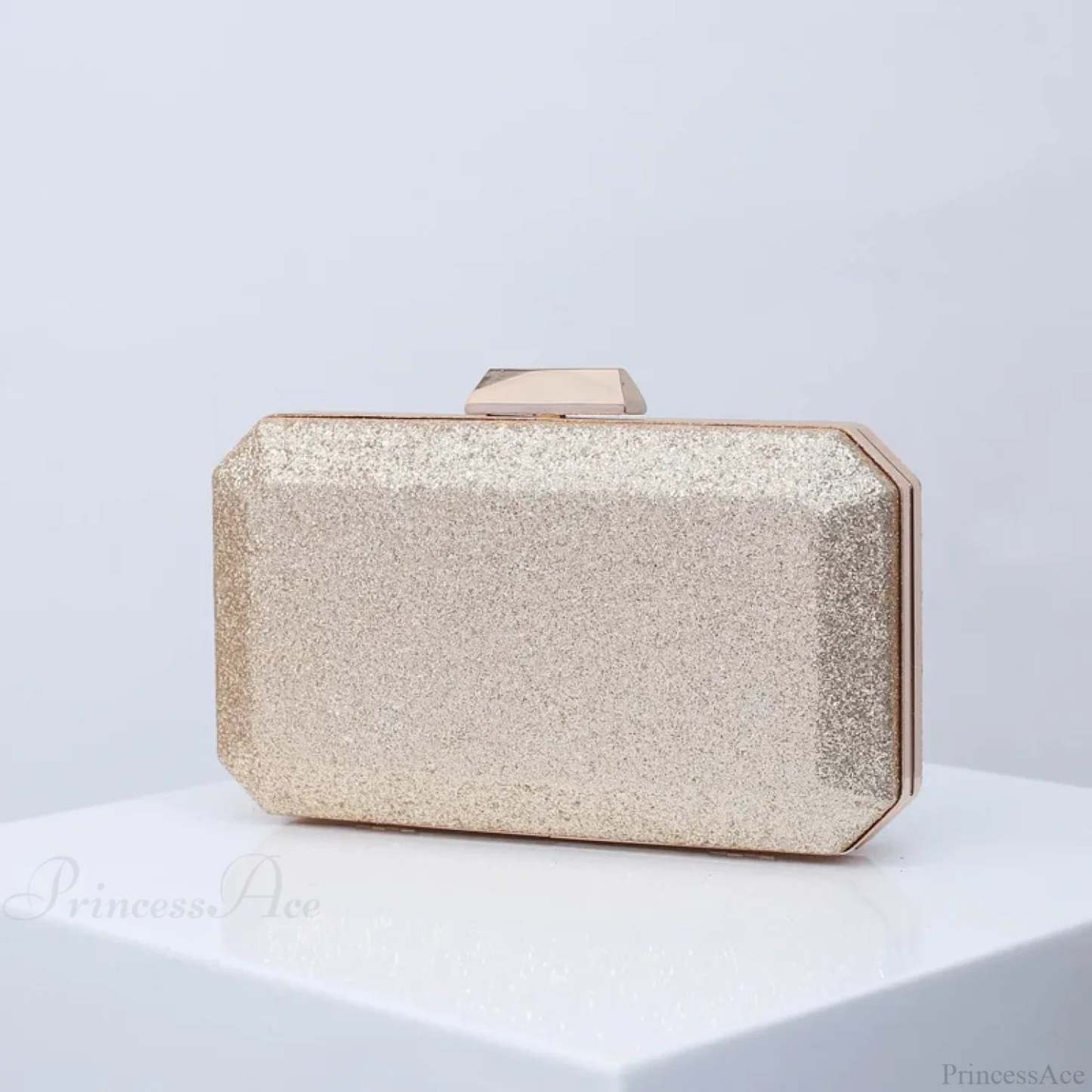 Golden Yellow Luxury PU Clutch Wristlet wristlet-250126