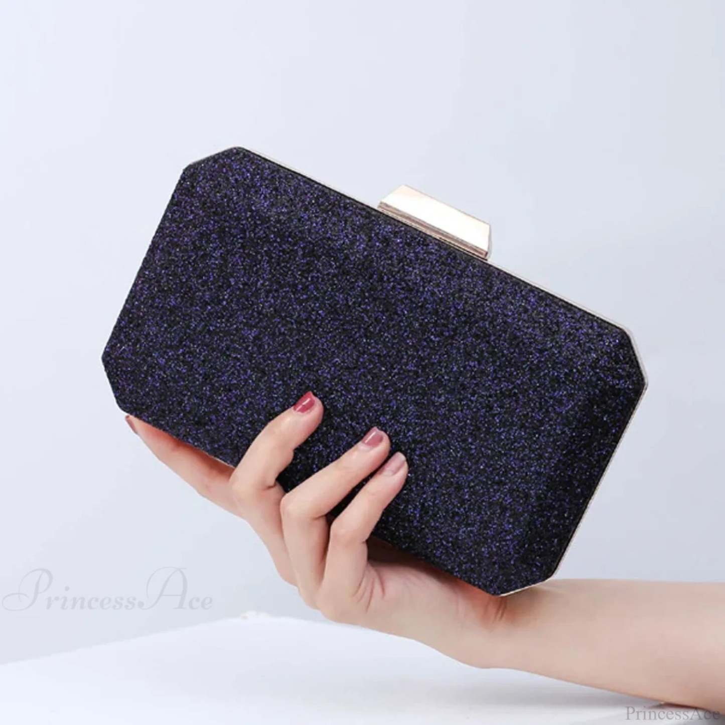 Golden Yellow Luxury PU Clutch Wristlet wristlet-250126