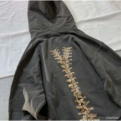 Gothic Long Sleeve Zipper Hoodie