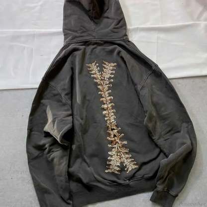 Gothic Long Sleeve Zipper Hoodie