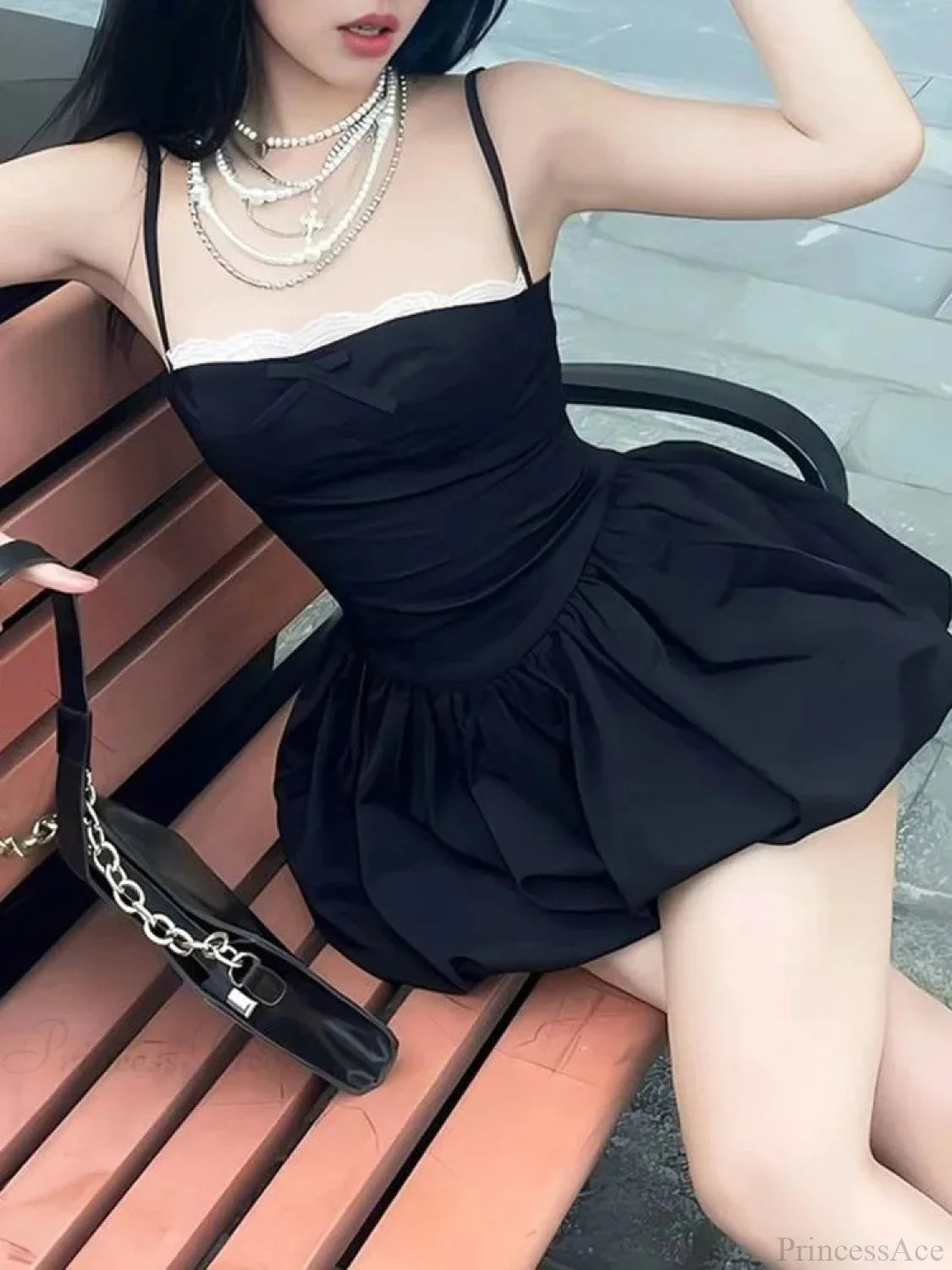 Graceful Lace Celebration Mini Dress