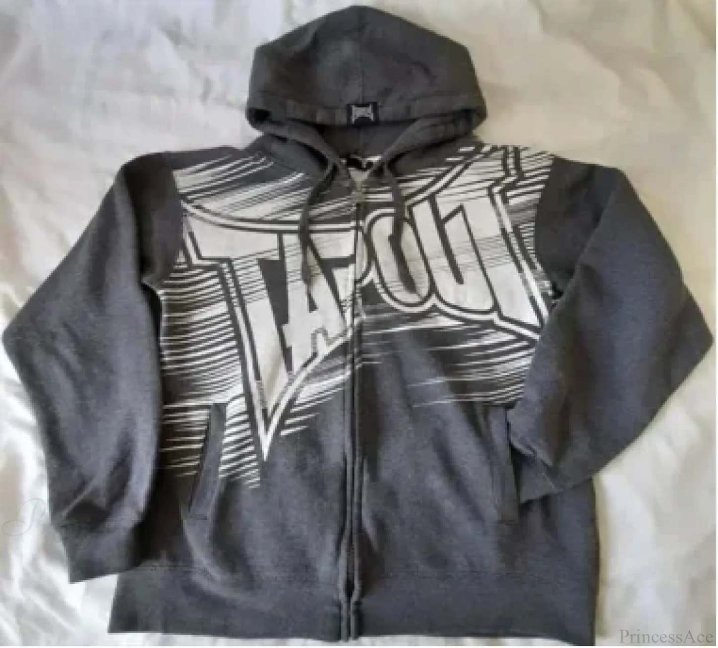 Grunge Zip Up Sweatshirt black 2 / M