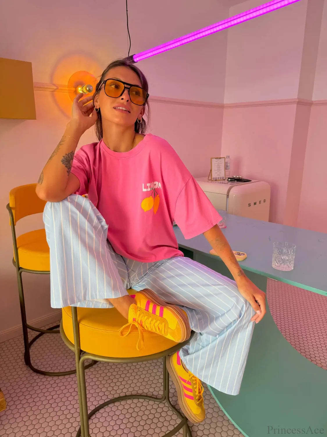 Harajuku Gothic Limoncello Graphic T-shirt t-shirt-250223