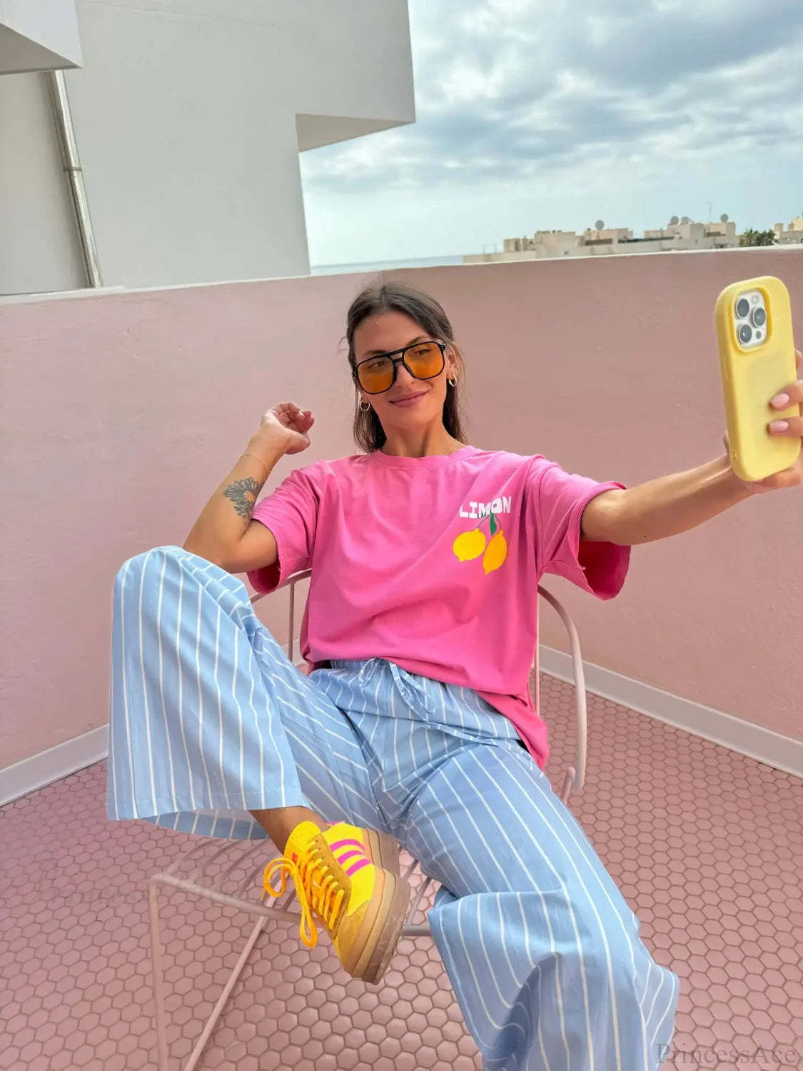 Harajuku Gothic Limoncello Graphic T-shirt t-shirt-250223