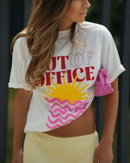 Harajuku Gothic Limoncello Graphic T-shirt white2 / S t-shirt-250223