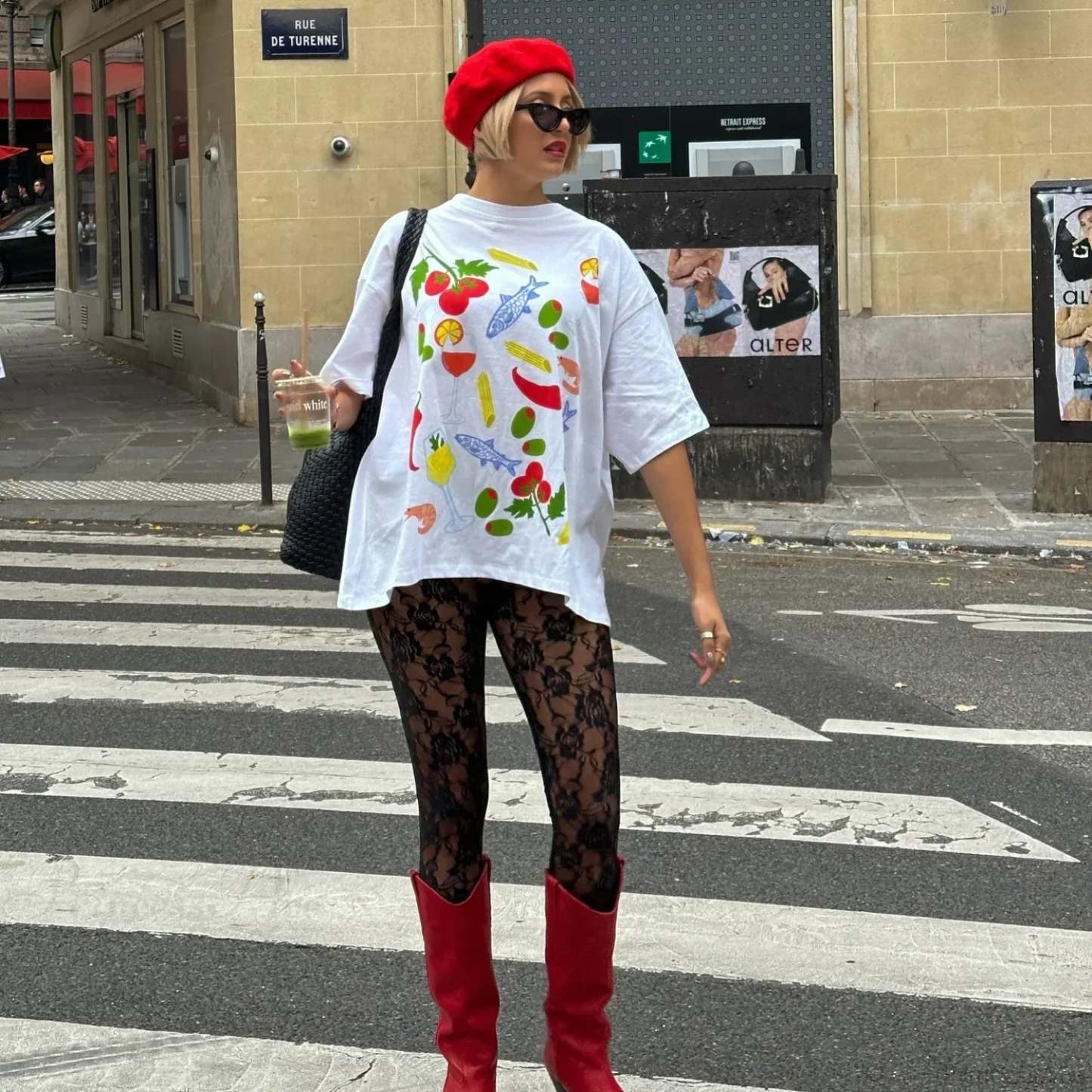 Harajuku Gothic Simple Icon Graphic T-shirt t-shirt-250223