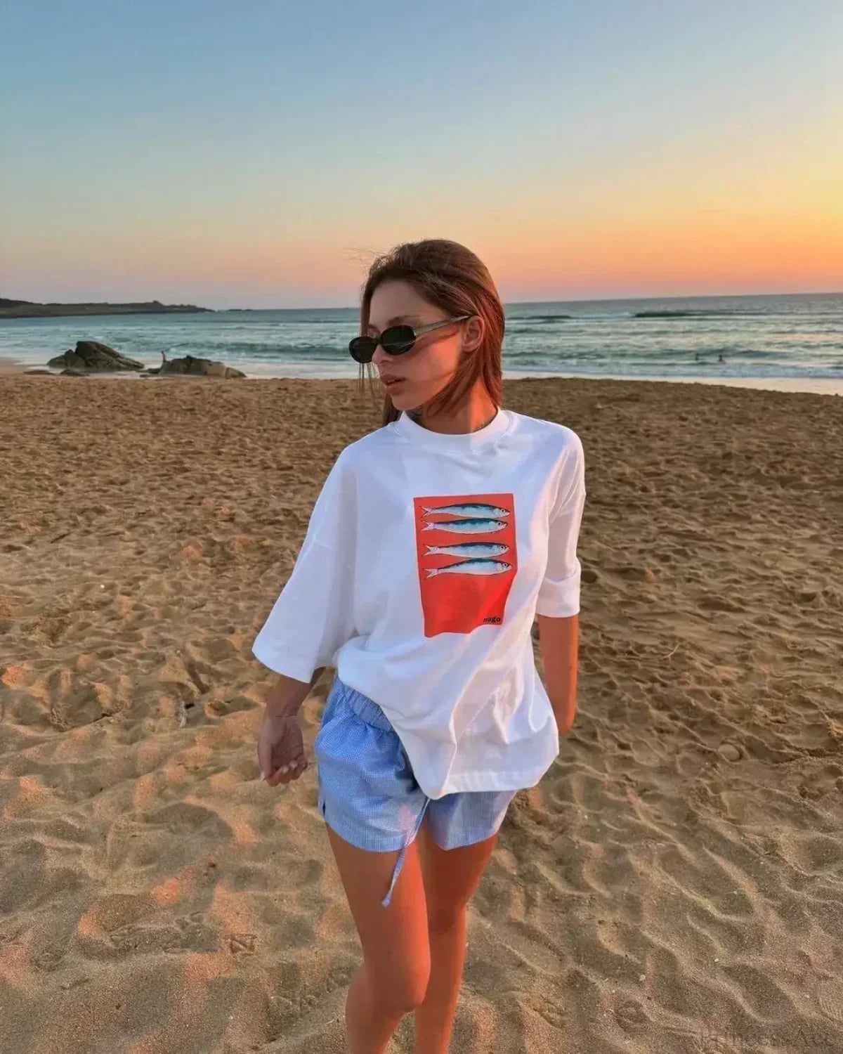 Harajuku Gothic Simple Icon Graphic T-shirt white4 / S t-shirt-250223