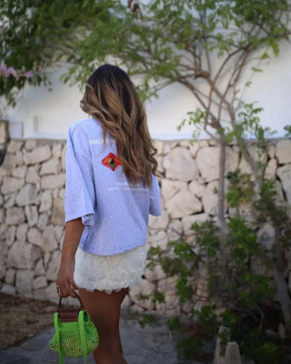 Harajuku Passionate Logo Graphic T-shirt t-shirt-250223