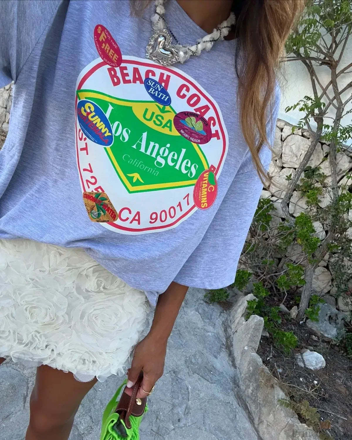 Harajuku Passionate Logo Graphic T-shirt t-shirt-250223