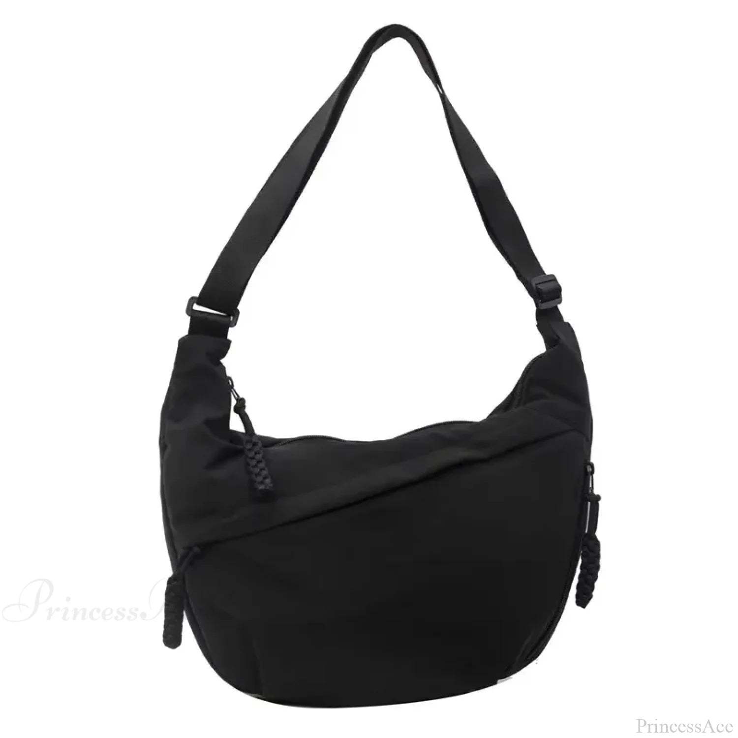 High Capacity Nylon Crossbody Messenger Black crossbody-250126