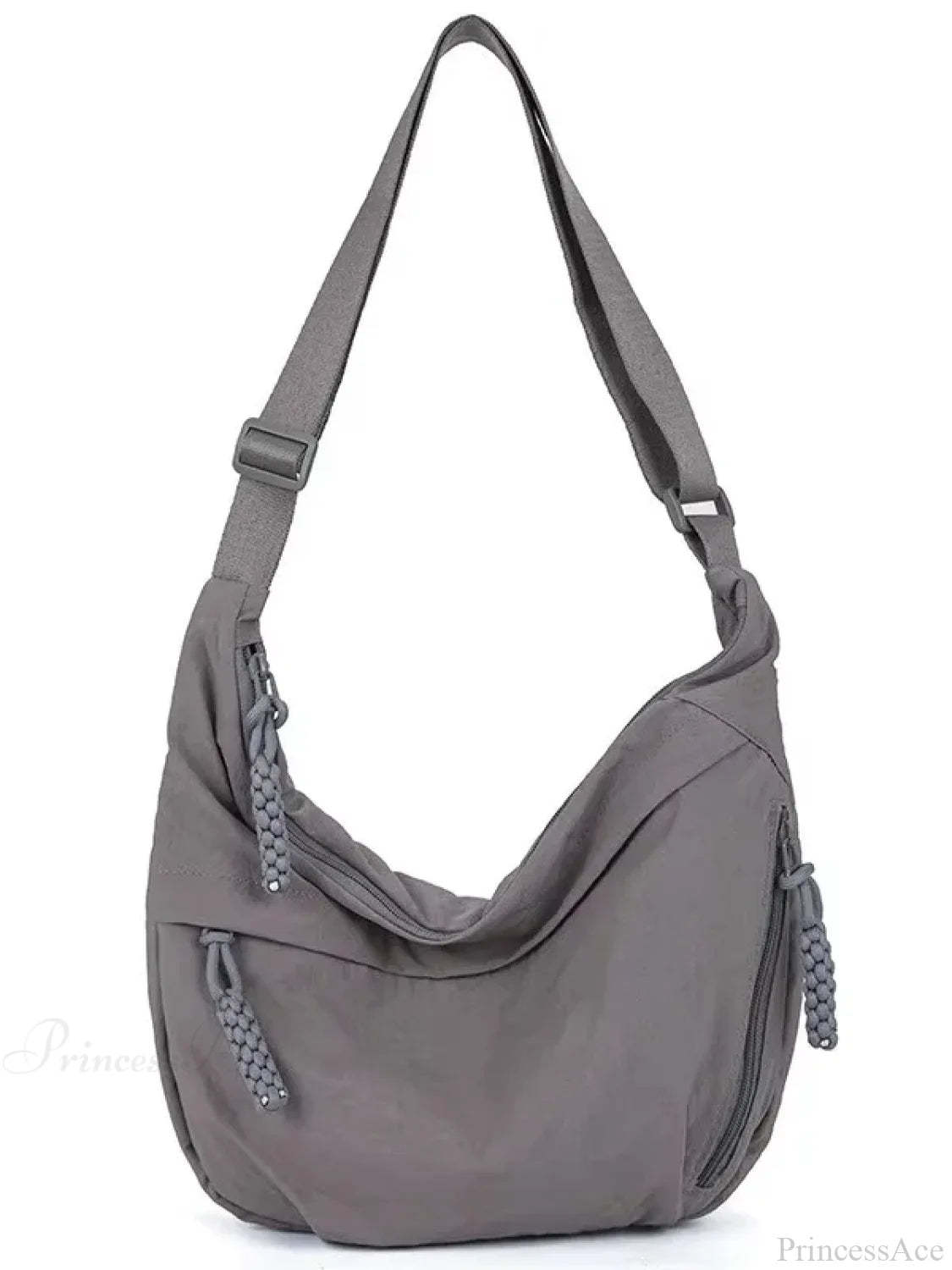 High Capacity Nylon Crossbody Messenger GRAY crossbody-250126