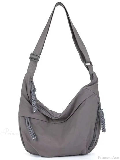 High Capacity Nylon Crossbody Messenger GRAY crossbody-250126