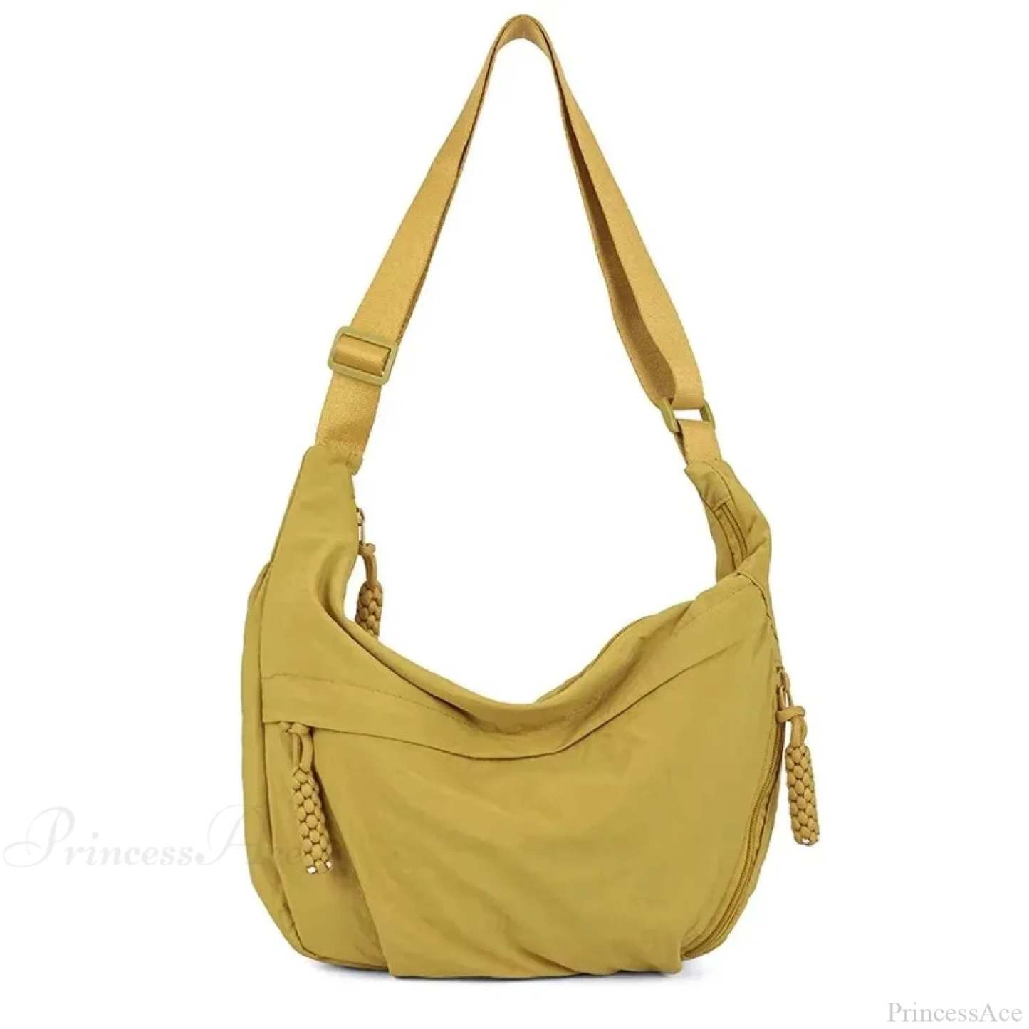 High Capacity Nylon Crossbody Messenger Yellow crossbody-250126