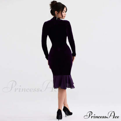 High Low Graceful Hem Tulle Skirt L / Purple Party Dresses-L
