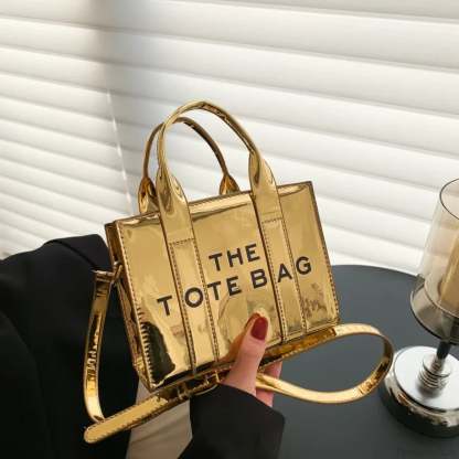 High-Quality Leather Designer Luxury Satchel Handbag golden Shoulder Bag / 18X14X8cm handbag-250126