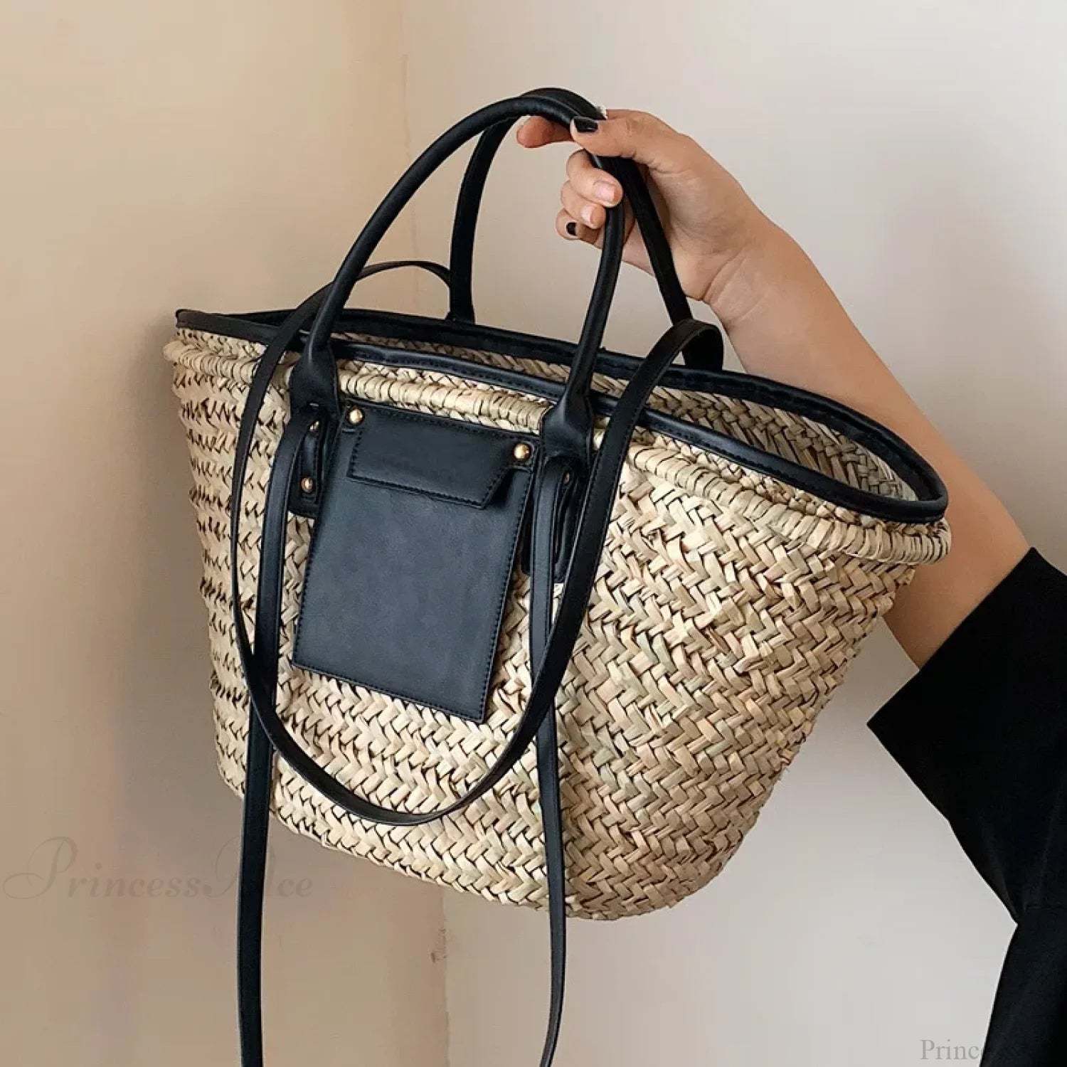 High Quality Straw Summer Tote Beach Handbag handbag-250126