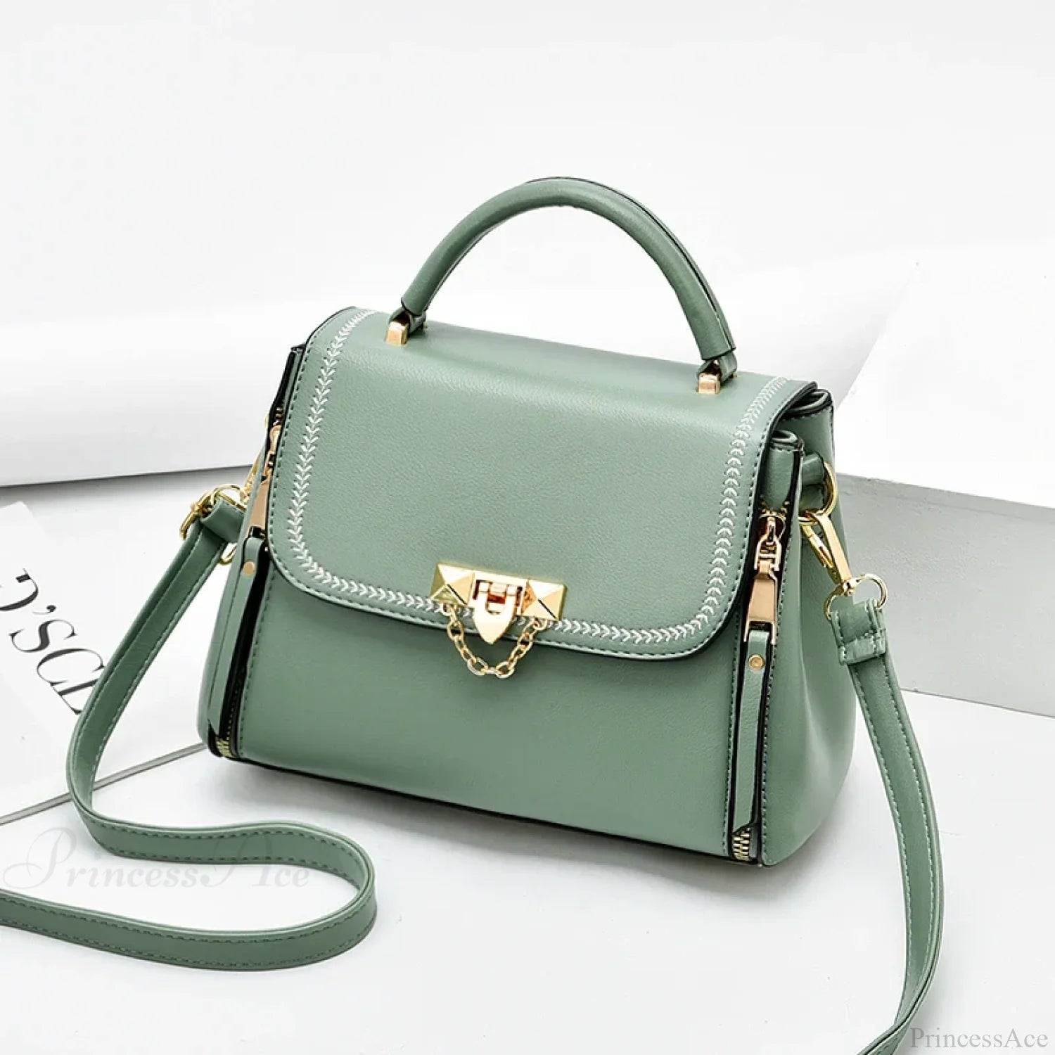 High-Quality Travel Crossbody Handbag Green handbag-250126