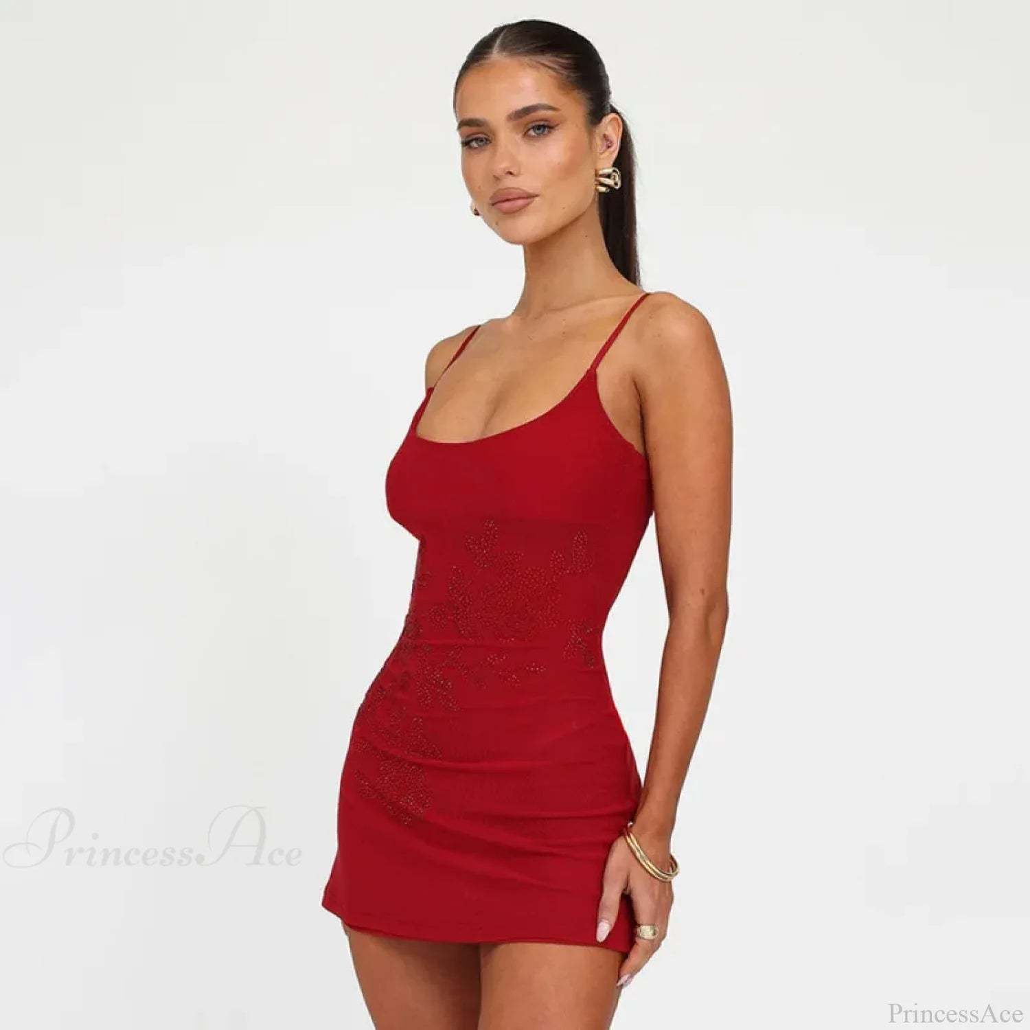 Hot Diamond Backless Vacation Dress vacationdress-250223
