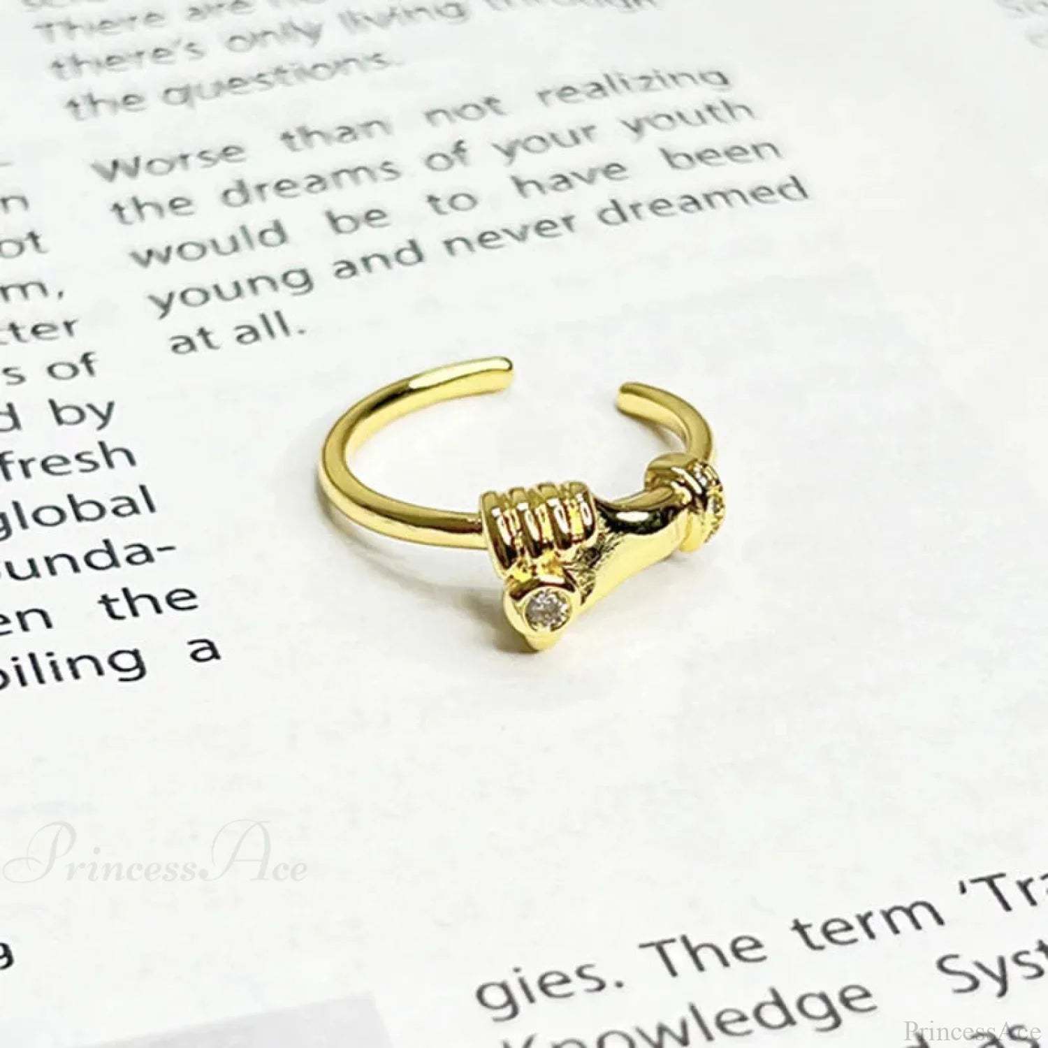 Imaginative Pair Handclasp Macabre Band sliver01