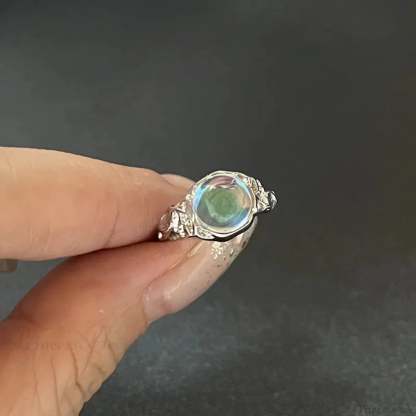 Kpop Dark Geometric Gothic Star Ring color2