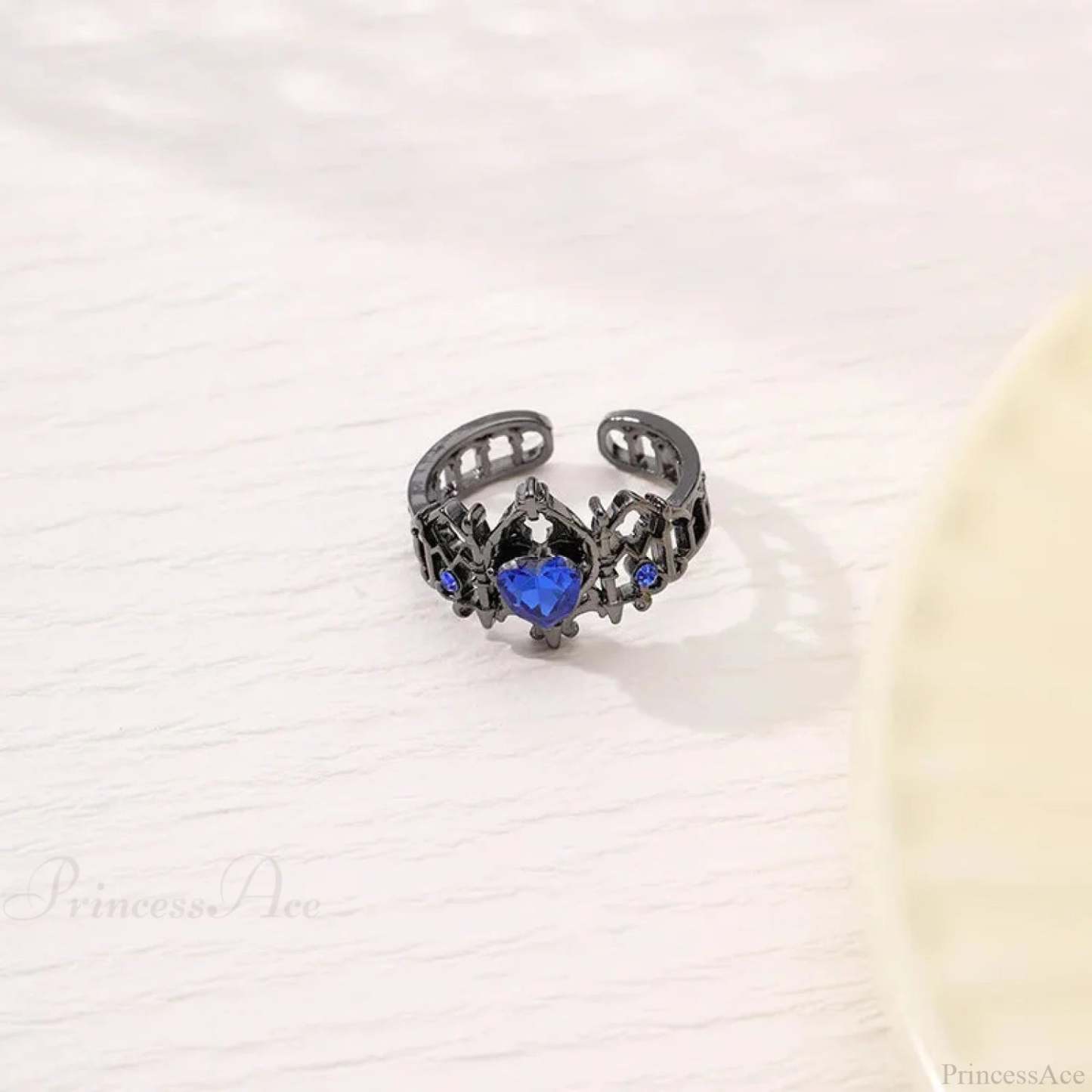 Dark Unpredictable Jewel Ring 01 blue