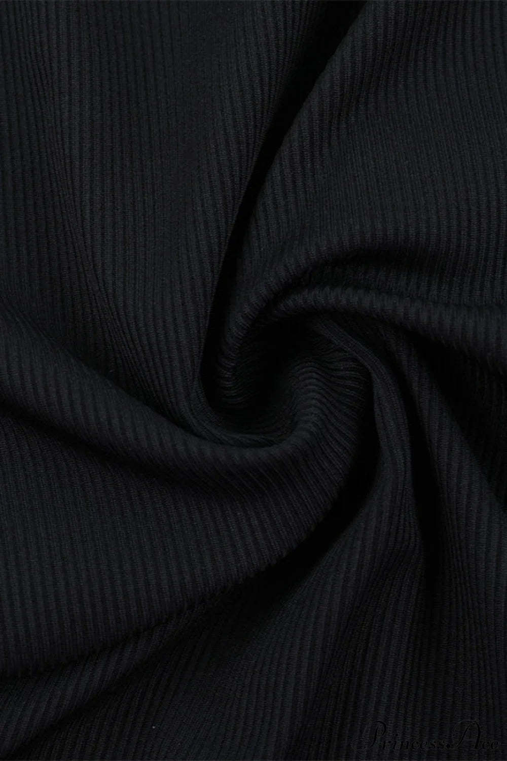 Lace Paneled V Neck Cinched Waist Long Sleeve Tee