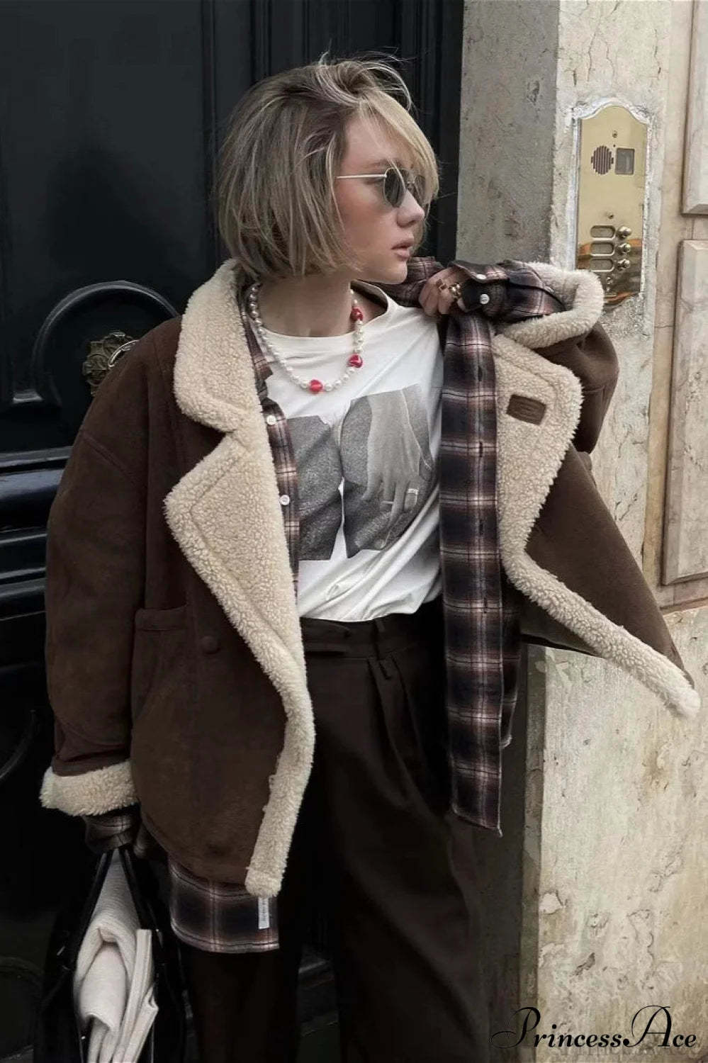 Lambswool Retro Loose Casual Coat