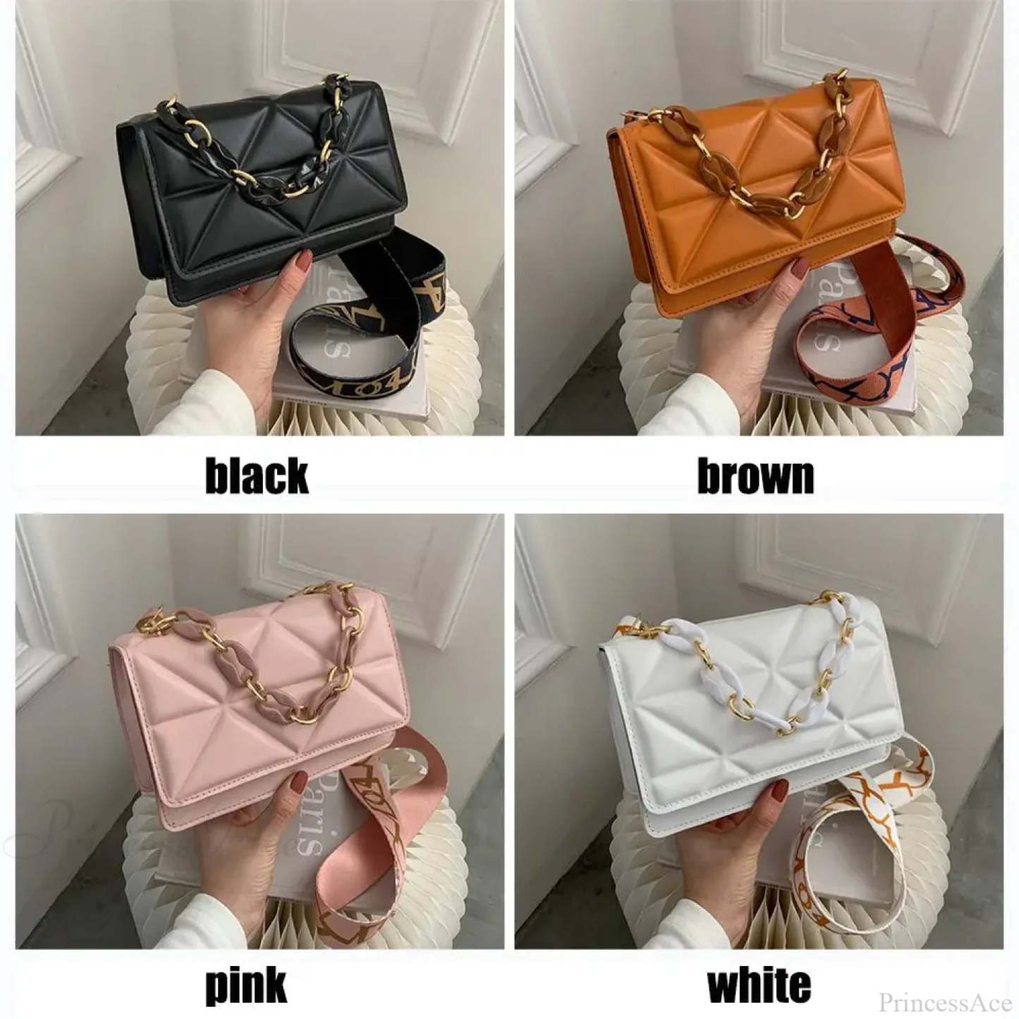 Large Capacity PU Leather Casual Crossbody crossbody-250126