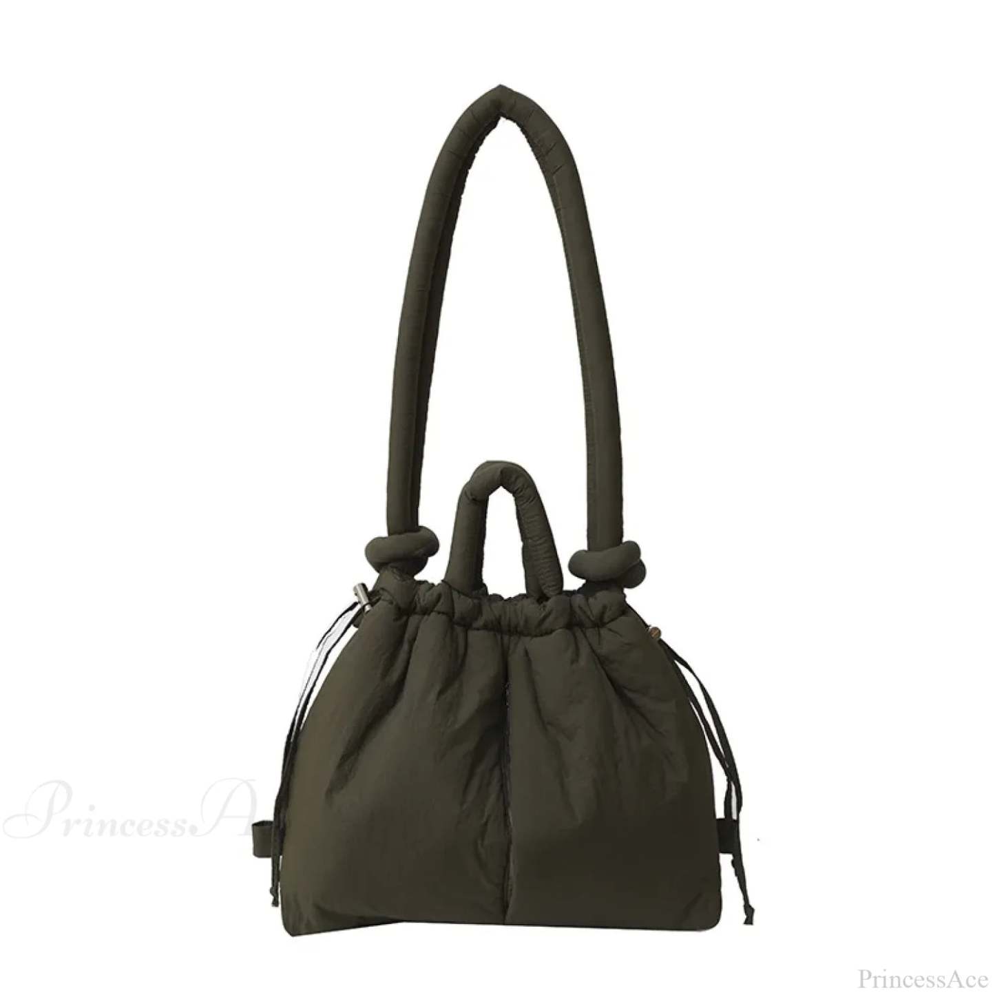 Large Capacity Puffer Nylon Tote Handbag Designer Green handbag-250126