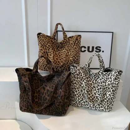 Leopard Design Korean Fashion Shopper Handbag handbag-250126