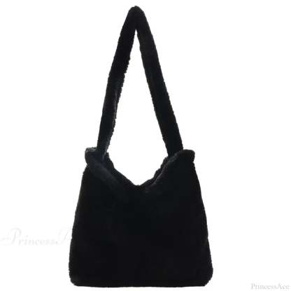 Leopard Love Heart Pattern Underarm Shoulder Bag Black shoulder-250126