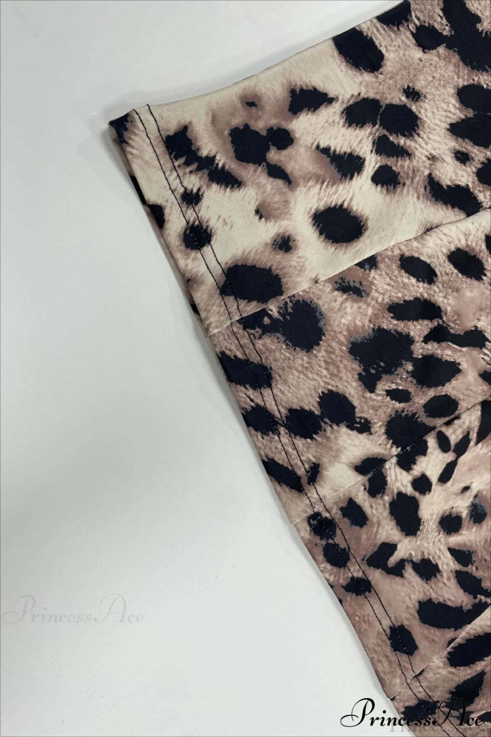 Leopard Print Bodycon Spaghetti Midi Dress