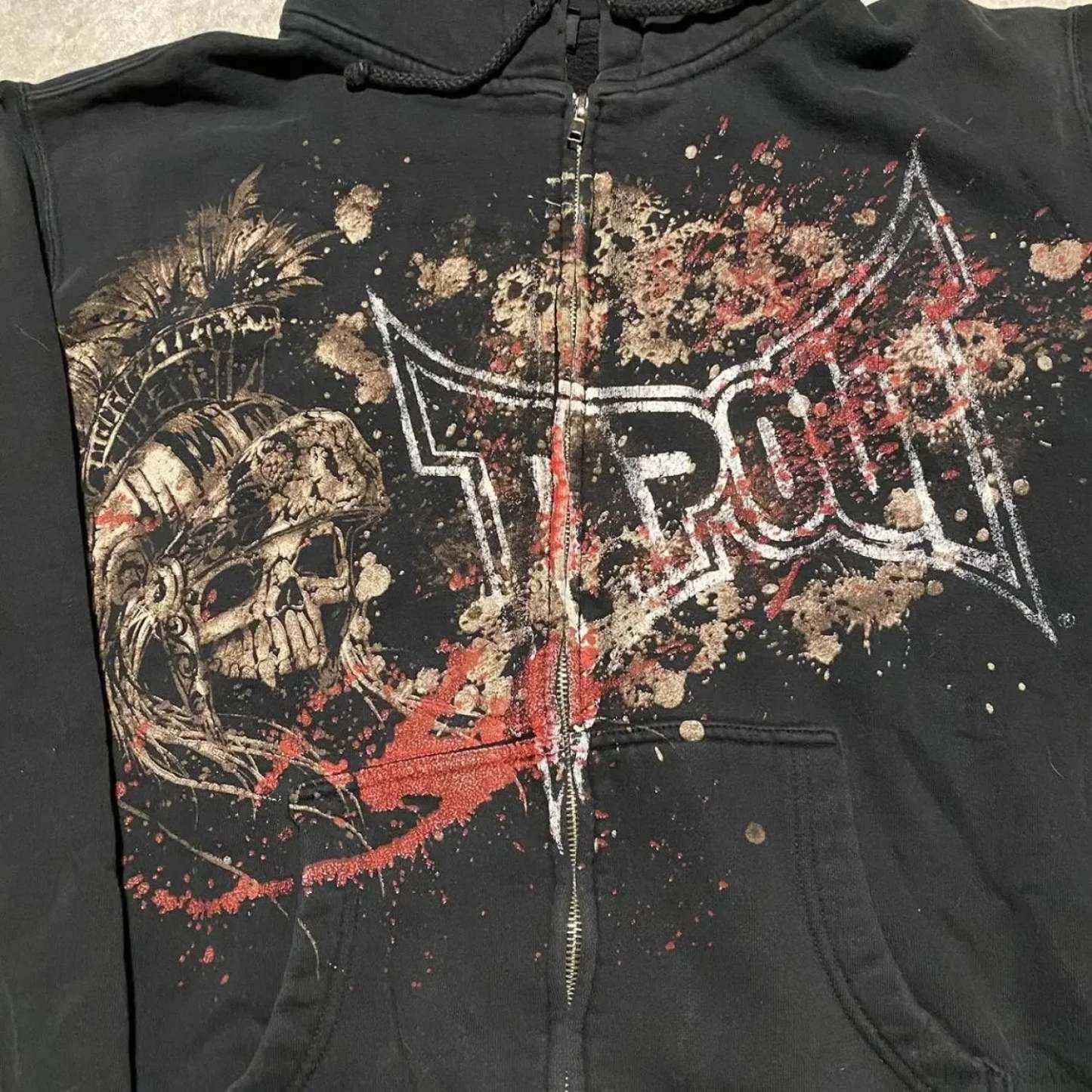 Letter Graphic Retro Hoodie