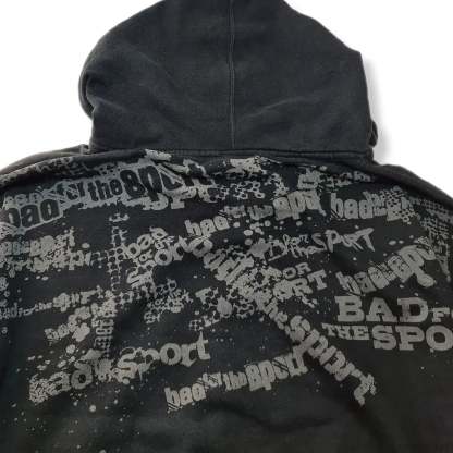 Letter Graphic Zipper Hoodie
