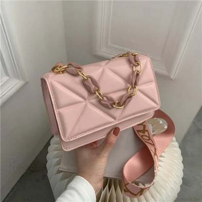 Luxury Designer Crossbody Shoulder Handbag Pink handbag-250126