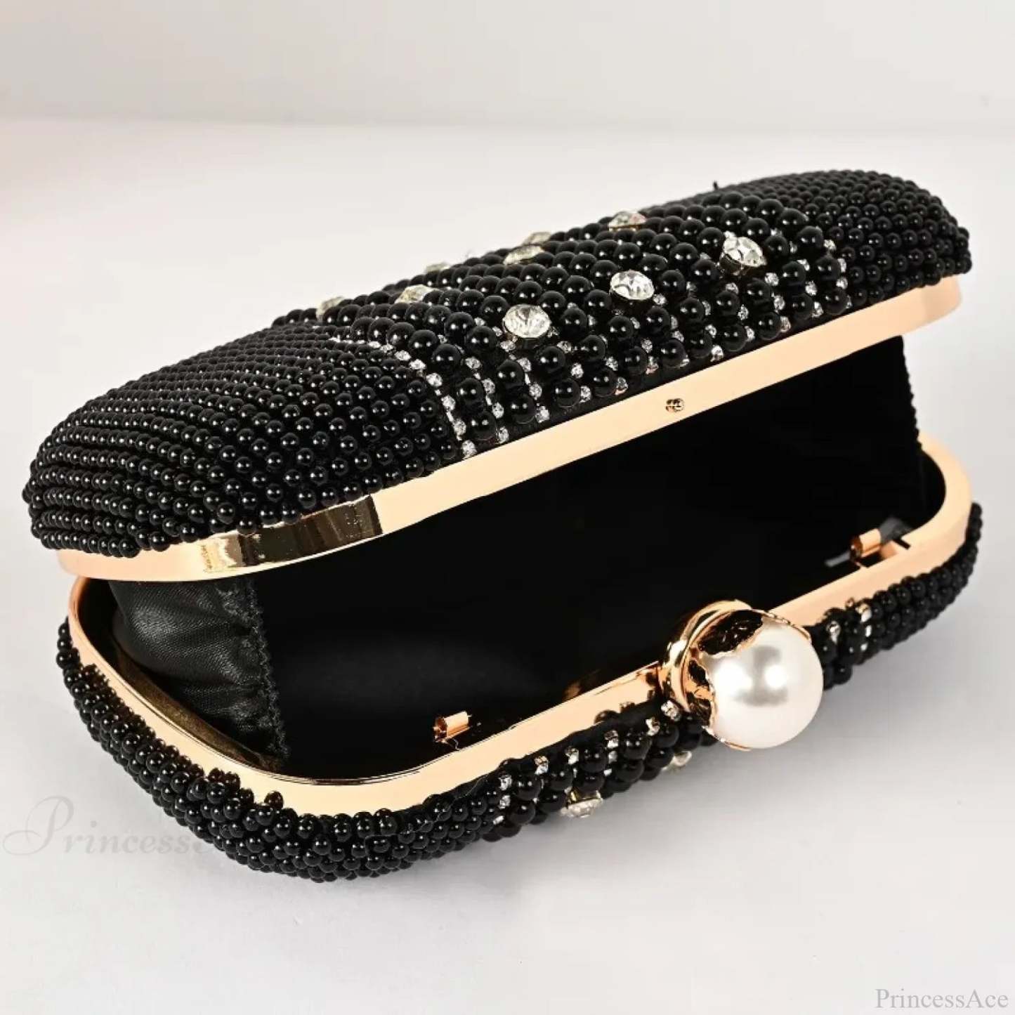 Luxury Diamond Pearl Beaded Evening Wristlet 20cm / As picture wristlet-250126