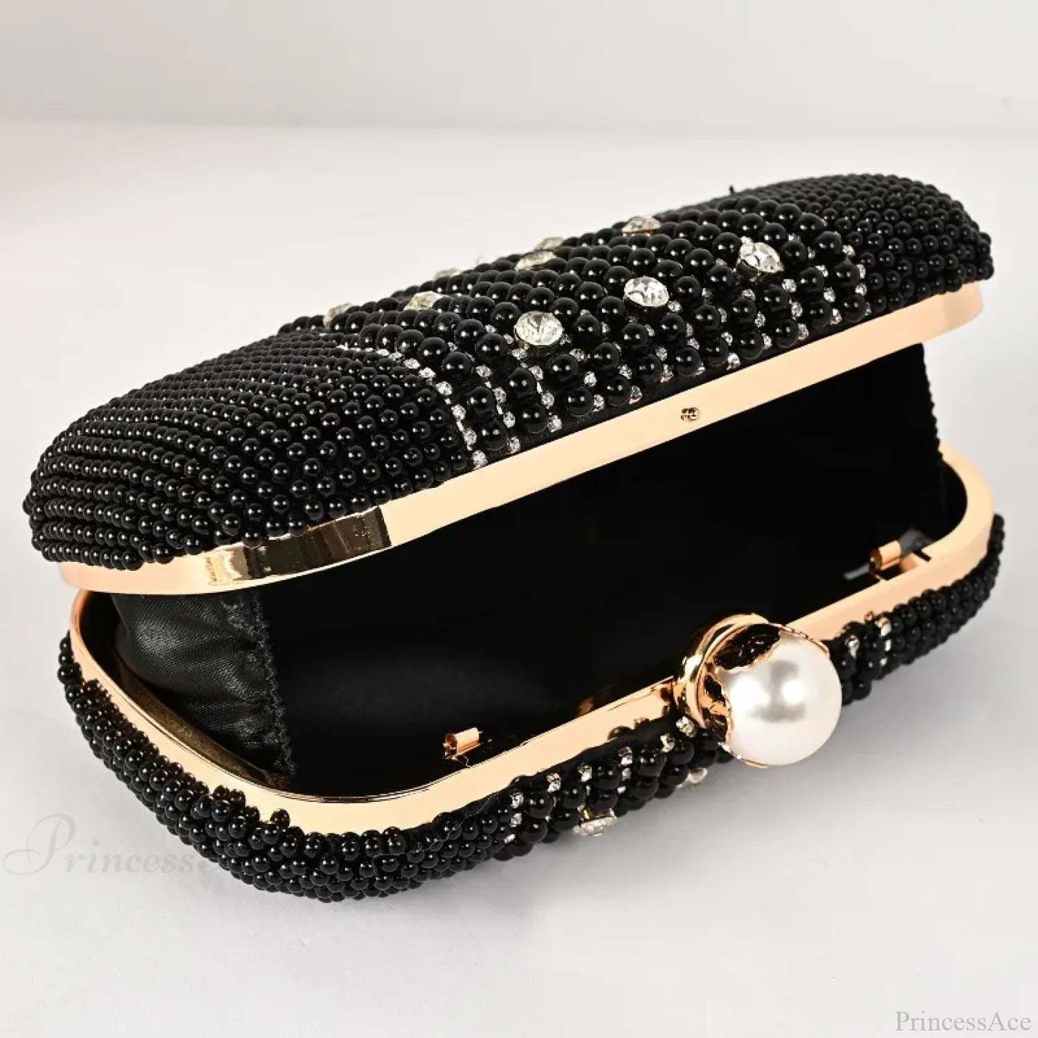 Luxury Diamond Pearl Beaded Evening Wristlet 20cm / As picture wristlet-250126