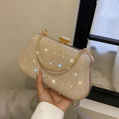 Luxury High Design Glitter Banquet Party Evening Clutch Bag clutchbag-250126