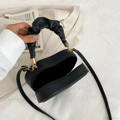 Luxury Quilted PU Leather Heart Crossbody crossbody-250126