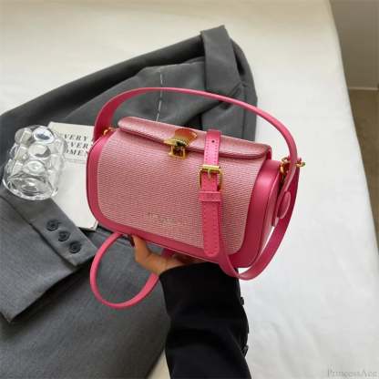 Mini Square Crossbody Luxury Designer Handbag Style 2 Pink / 20x12x9cm handbag-250126