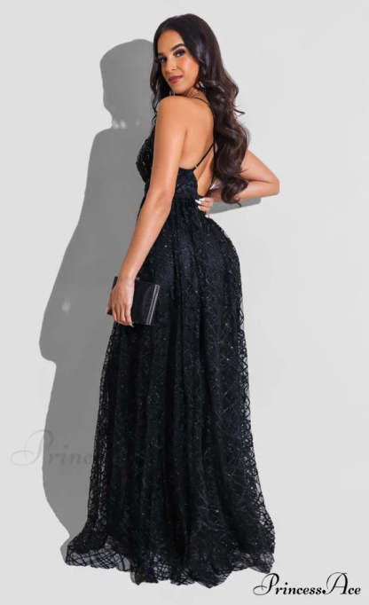 Morgan Formal Stylish Flocked Velvet Dress S.o. Long Dresses