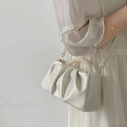 Pearl Handle Dinner Clutch Handbag handbag-250126