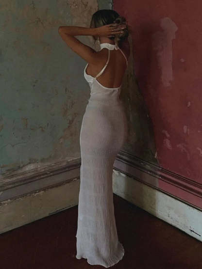 Perspective Backless Vacation Dress vacationdress-250223