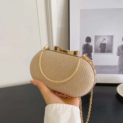 Pink Bling Sequins Evening Designer Luxury Crossbody Clutch Bag clutchbag-250126